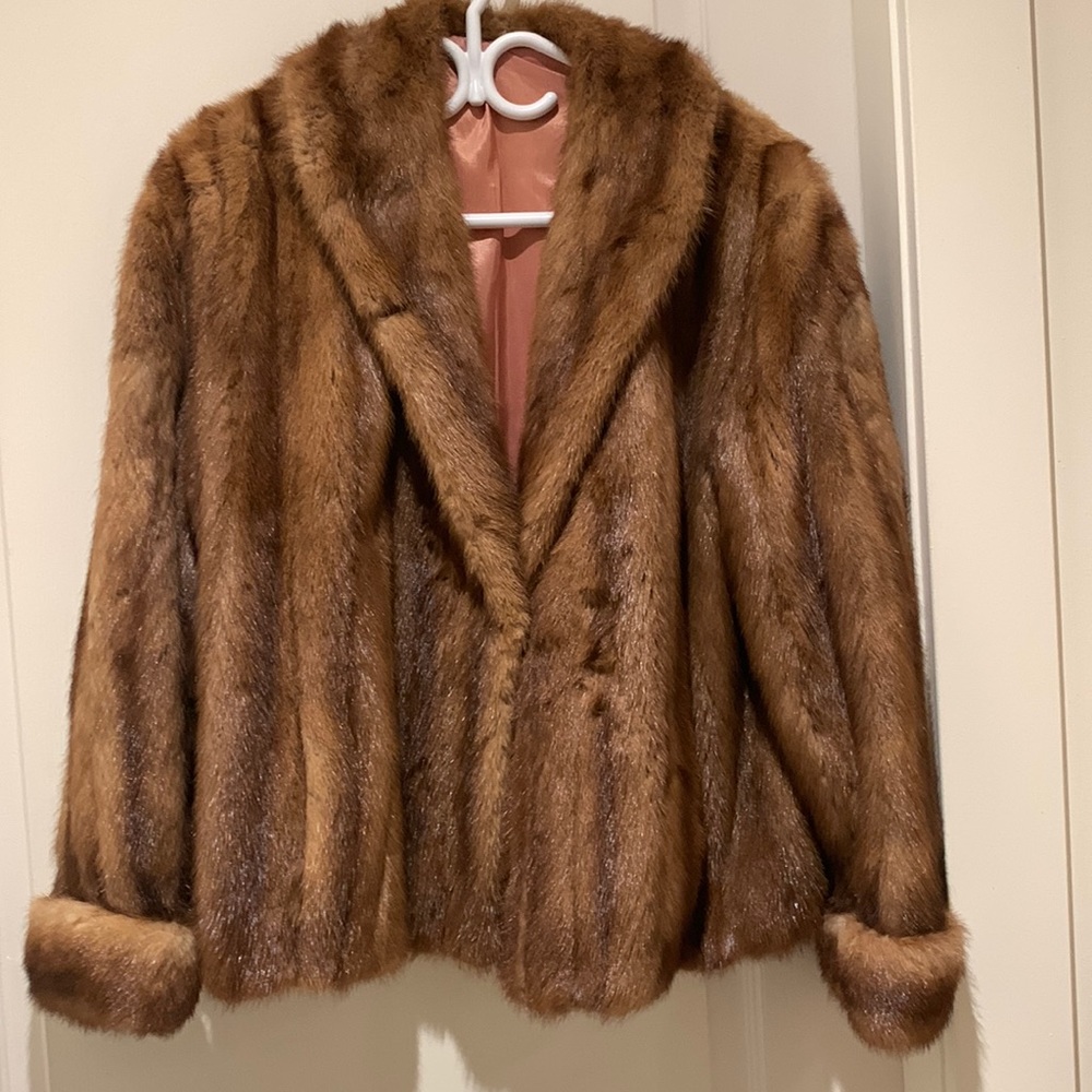 Vintage mink fur coat